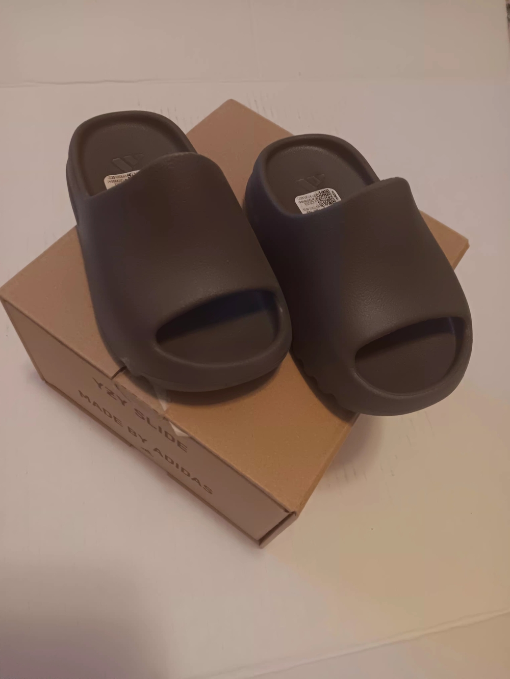 Original Adidas Yeezy YZY Slide Kids Size 9k SLTGRE Toddler 2T-3T (7k) Small